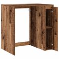 vidaXL Kabinet na práčku Staré drevo 87 x 60 x 89 cm Kompozitné drevo