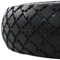vidaXL Kolesá na nakladací vozík 4 ks PU 3.00-4 (260x85)
