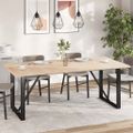 vidaXL Stolové dosky 4 ks 100x50x1,7 cm obdĺžnikové masívna borovica