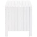vidaXL Úložný box s vekom RANA biely 100x49x54 cm borovicový masív