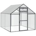 vidaXL Klietka pre vtákov Antracitová 181,5 x 221 x 173,5 cm