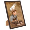 vidaXL Fotorámiky na stenu alebo stôl 5 ks čierne 59,4x84 cm MDF