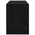 vidaXL Regál na topánky stohovateľné čierny dub 89,5x30x40 cm
