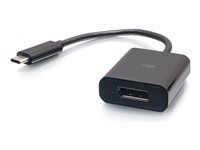 4K 60Hz - Čierny - Video adaptér - USB-C (M) na DisplayPort (F) - Thunderbolt 3 / Thunderbolt 4 - podpora 4K60Hz - čierny