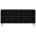 vidaXL TV skrinka 103,5 x 30 x 50 cm Čierny dub Kompozitné drevo