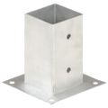 vidaXL Kotvy na stĺpiky 4 ks 81 mm galvanizovaný kov