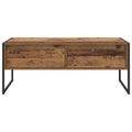 vidaXL Konferenčný stolík Staré drevo 100 x 46 x 40 cm