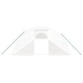 vidaXL Fóliovník s oceľovým rámom biely 96 m² 24x4x2 m