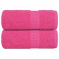 vidaXL Uteráky pre hostí FROGN 2 ks ružové 30x50 cm 360 g/m²