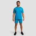 Tričko Oversized Limitless Aquamarine - GymBeam, veľkosť S, veľkosť oblečenia S