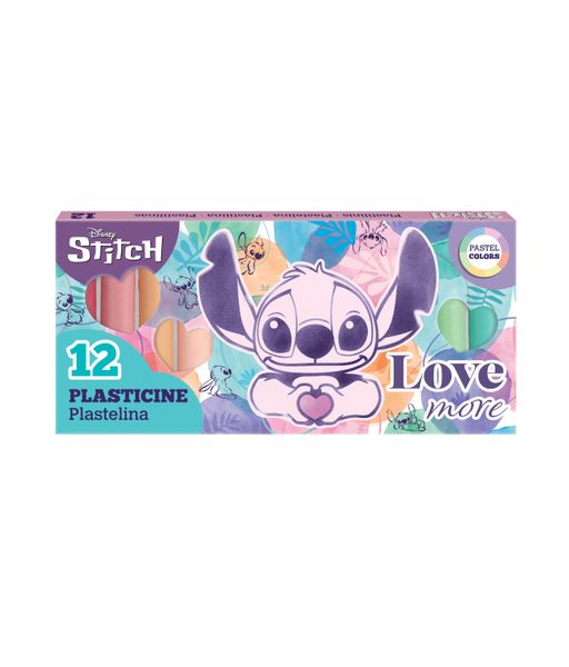 Plastelína Stitch Pastel 12 ks