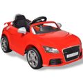 Auto pre deti Audi TT RS s diaľkovým ovládaním červené