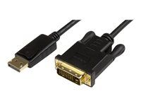 DP to DVI Adapter - 3ft - 1920x1200 (DP2DVI2MM3) - Kabel obrazovky - DisplayPort (M) na DVI-D (M) - 91.4 cm - čierna - pre P/N: DK30CH2DEP, DK30CH2DEPUE
