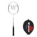 Bedmintonová raketa WISH Alumtec 317 strieborno-modrá