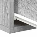 vidaXL Nástenný nočný stolík sivý sonoma 40x30x15 cm spracované drevo