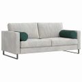 vidaXL Podložkové vankúše 2 pcs Tmavozelená Ø 25 x 70 cm