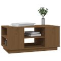 vidaXL Konferenčný stolík medovo-hnedý 90x49x40,5 cm borovicový masív