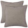 vidaXL Poťah na podložku 2 pcs HOUTEN Svetlosivá 50 x 50 cm Bouclé