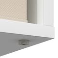 vidaXL Servírovacia skriňa Biela 88,5 x 29 x 84,5 cm