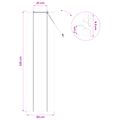 vidaXL Roleta Prírodná 50 x 220 cm Bambus