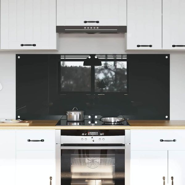 vidaXL Kuchynský obklad 2 pcs Tmavo šedá 70 x 60 cm tvrdené sklo