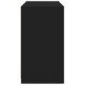 vidaXL Komoda s LED svetlami čierna 60,5x37x67 cm