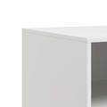 vidaXL TV skrinky 2 ks biele 67x39x44 cm oceľ