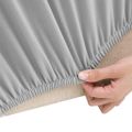 vidaXL Naťahovací šedý prehoz na pohovku, polyester "jersey"
