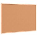 vidaXL Magnetická biela tabuľa s rámom z masívneho borovicového dreva 80x55 cm