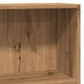 vidaXL Knižnica dub artisan 80x30x77 cm kompozitné drevo