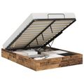 vidaXL Otomanový posteľný rám Staré drevo 203 x 150 x 25 cm