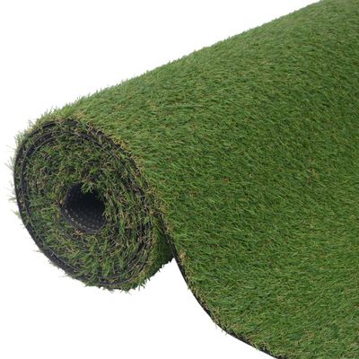 vidaXL Umelý trávnik 1x15 m/20 mm zelený