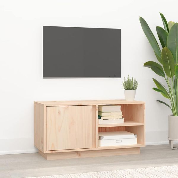 vidaXL TV skrinka 80x35x40,5 cm masívna borovica