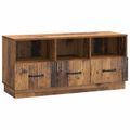 vidaXL TV skrinka Staré drevo 102 x 34,5 x 47 cm Kompozitné drevo