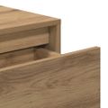 vidaXL Konzolový stolík dub artisan 100x35x76,5 cm kompozitné drevo