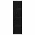 vidaXL Roh na skladovanie CD 4 ks Čierny dub 40 x 17 x 17 cm