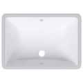 vidaXL Kúpeľňové umývadlo biele 52x38,5x19,5 cm obdĺžnikové keramické