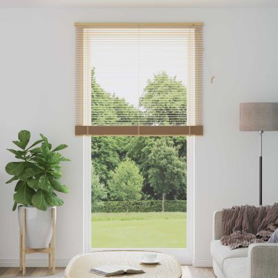 vidaXL Žalúzia Svetlohnedá s Vzorom 213 x 110 cm 25 mm PVC