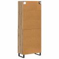 vidaXL Highboard 2 ks Remeselný dub 69,5 x 34 x 180 cm