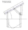 FVE konštrukcia SAP30S6P32H pre 6 panelov 30st do zeme 3x2 horizontálne FVE konstrukce SAP30S6P32H pro 6 panelů 30st do země 3x2 horizontální