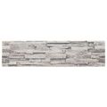 vidaXL Nástenné panely 10 ks 100 x 25 cm Svetlosivá EPS pena