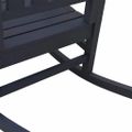 vidaXL Hojdacie kreslo 3 ks Námornícka modrá Polyetylén