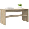 vidaXL TV skrinka 80 x 30 x 40 cm Sonoma dub Kompozitné drevo