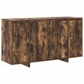 vidaXL Servírovacia skriňa Dymová dub 135 x 41 x 75 cm