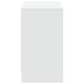 vidaXL TV stolík s LED biely 91x34x61 cm kompozitné drevo