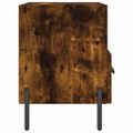 vidaXL Nočné stolíky 2 ks dymový dub 40x35x47,5 cm kompozitné drevo