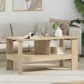vidaXL Konferenčný stolík Sonoma dub 90 x 50 x 45 cm Kompozitné drevo