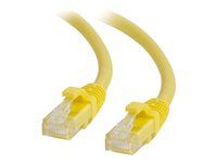 Patch kábel - RJ-45 (M) do RJ-45 (M) - 2 m - UTP - CAT 6 - lisovaný, prevedenie bez hrbolčekov, licna - žltá