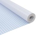 vidaXL Okenná fólia matná dizajn s pruhmi 0,9x10 m PVC