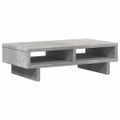vidaXL Stojan na monitor betónový 50x27x15 cm kompozitné drevo